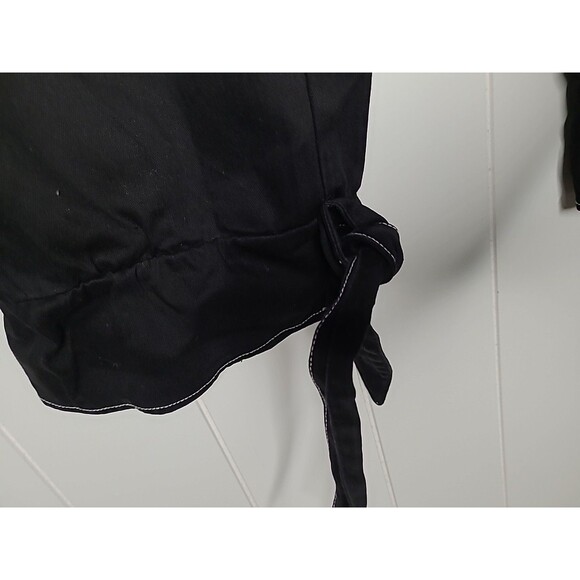 Lovers + Friends Pants Medium Black High Rise Tie Waist Midvale Revolve *FLAW - Picture 7 of 12